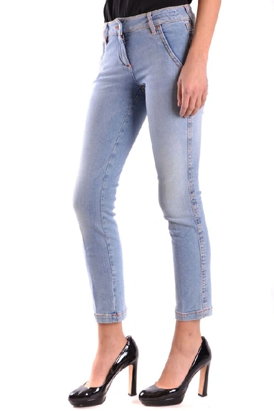 Shop Jacob Cohen Women's Light Blue Cotton Jeans