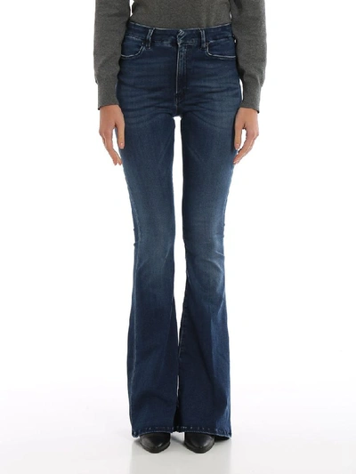 Shop Dondup Women's Blue Cotton Jeans