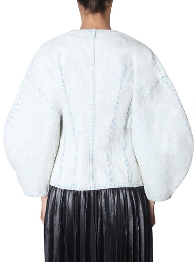 Shop Givenchy Women's Blue Cotton Down Jacket