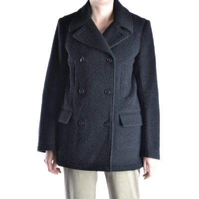 Shop Alexander Wang Women's Black Wool Coat