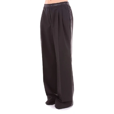 Shop Prada Women's Black Polyester Pants
