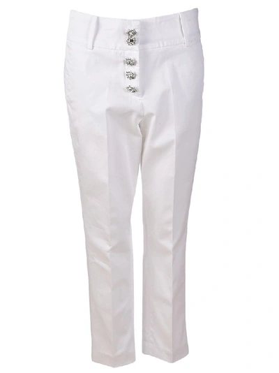 Shop Dondup Women's White Cotton Pants