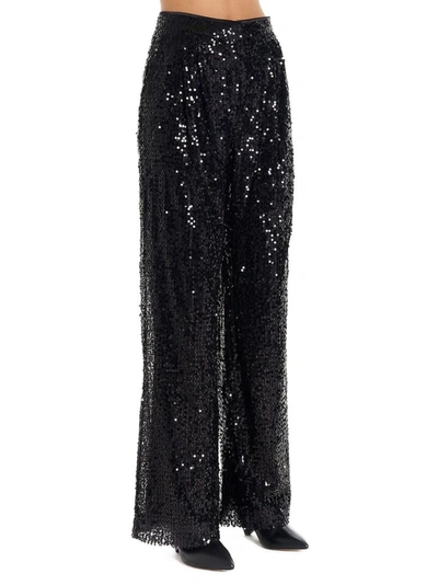 Shop In The Mood For Love Women's Black Polyester Pants