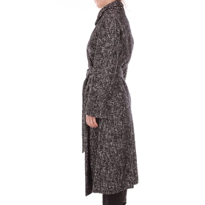 Shop Altea Women's Black Wool Coat