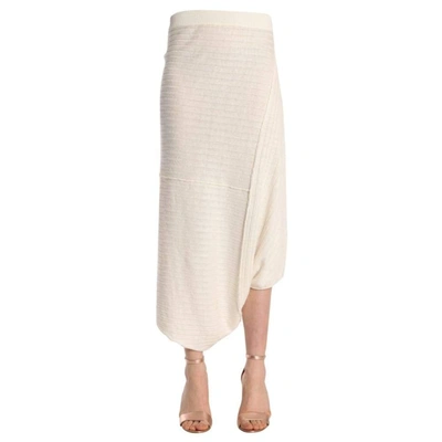 Shop Jw Anderson J.w. Anderson Women's Beige Linen Skirt