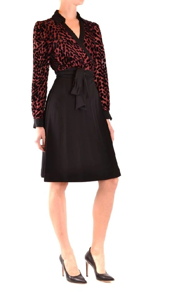 Shop Diane Von Furstenberg Women's Black Polyester Dress