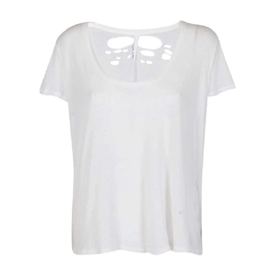 Shop Ben Taverniti Unravel Project Unravel Project Women's White Cotton T-shirt