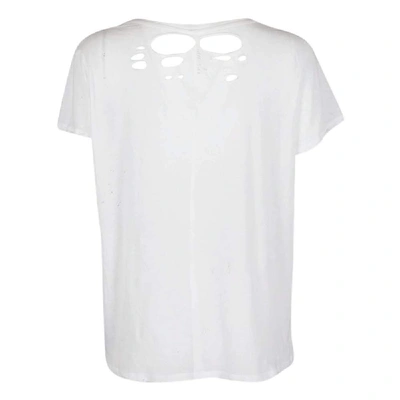 Shop Ben Taverniti Unravel Project Unravel Project Women's White Cotton T-shirt
