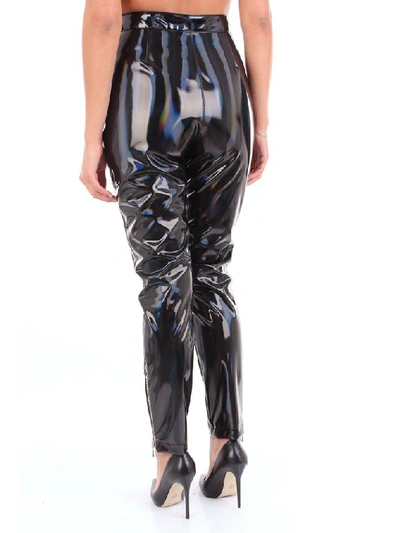 Shop Balmain Women's Black Synthetic Fibers Pants