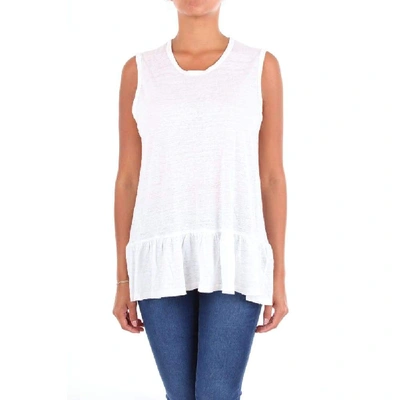 Shop Altea Women's White Linen Top
