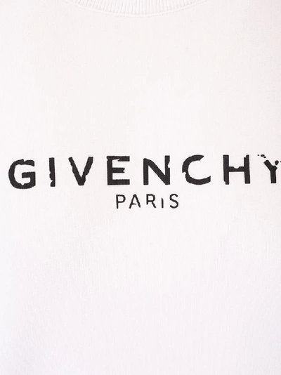 Shop Givenchy Women's White Cotton Sweatshirt