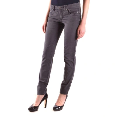 Shop Jeckerson Women's Grey Cotton Jeans