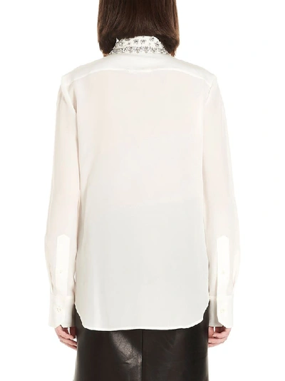 Shop Prada Women's White Silk Shirt
