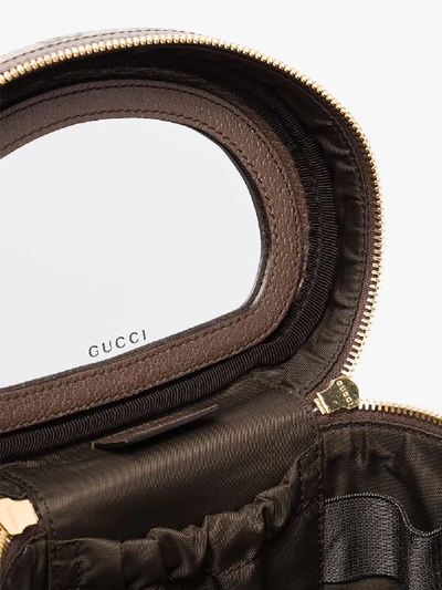 Shop Gucci Beige Ophidia Gg Supreme Cosmetic Case In Neutrals
