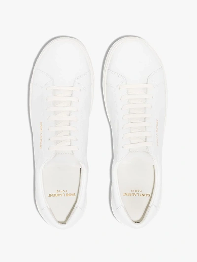 Shop Saint Laurent 'andie' Sneakers In White
