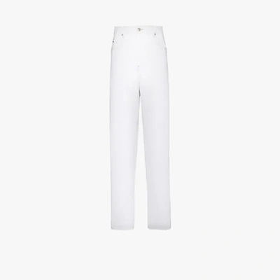 Shop Isabel Marant Étoile Corsy High Waist Jeans In White