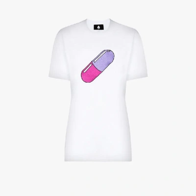 Shop Natasha Zinko Duo Pilule T-shirt In White