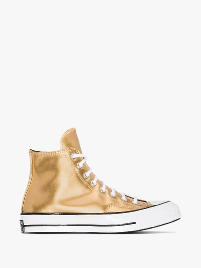 Shop Converse Gold Chuck 70 Industrial Glam High Top Sneakers