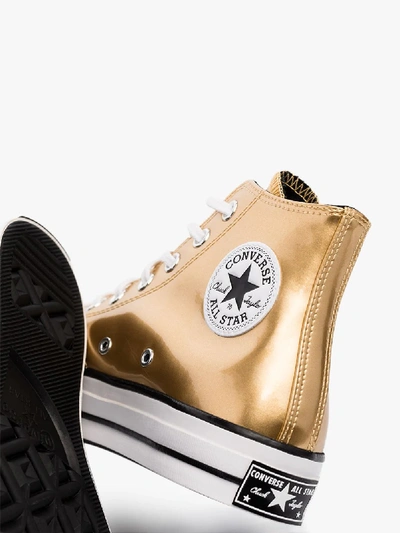 Shop Converse Gold Chuck 70 Industrial Glam High Top Sneakers