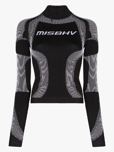 Shop Misbhv Sport Active Fitted Performance Top In Schwarz