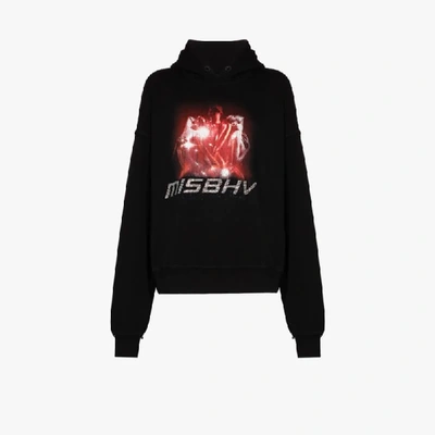 Shop Misbhv 2001 Kapuzenpullover In Black