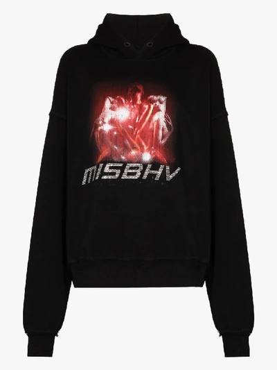 Shop Misbhv 2001 Kapuzenpullover In Black