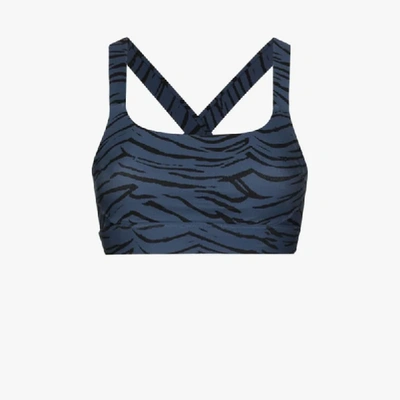 Shop The Upside Lisa Tiger Print Sports Bra In Multicolour