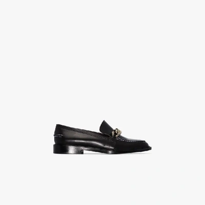 Shop Atp Atelier Black Marittima Leather Loafers