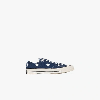 Shop Converse Chuck 70 Archive Print Low Top Sneakers In Blue