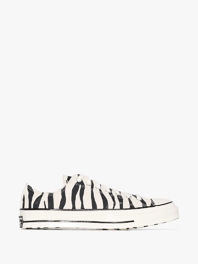 Shop Converse Black And White Chuck 70 Zebra Low Top Sneakers