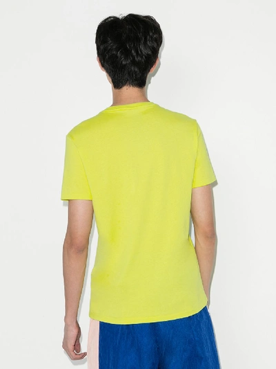 Shop Polo Ralph Lauren Polo Pony Cotton T-shirt In Yellow