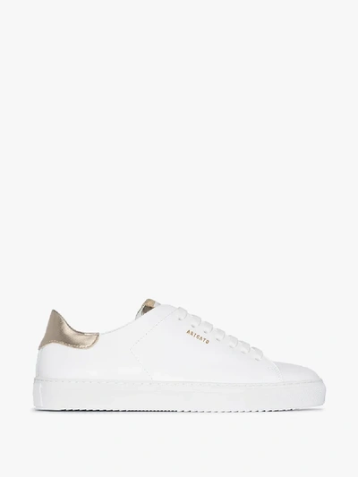 Shop Axel Arigato White Clean 90 Leather Sneakers