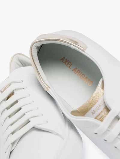 Shop Axel Arigato White Clean 90 Leather Sneakers