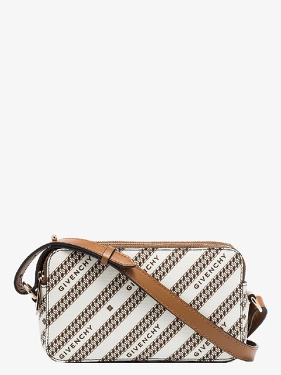 Shop Givenchy Beige Bond Cross Body Bag In Brown