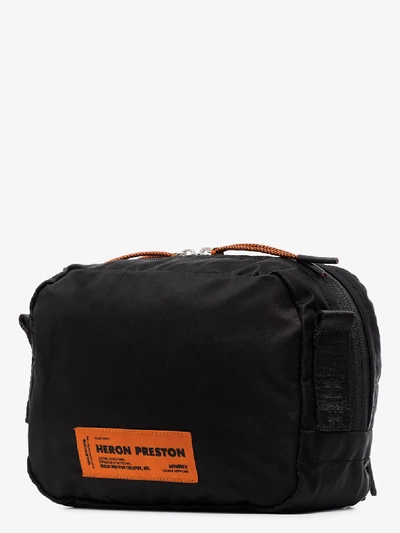 Shop Heron Preston Black Cross Body Logo Bag