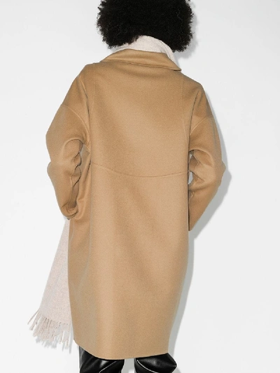 Shop Stella Mccartney Bilpin Wool Coat In Neutrals