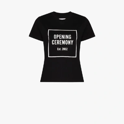 Shop Opening Ceremony T-shirt Mit Logo In Schwarz