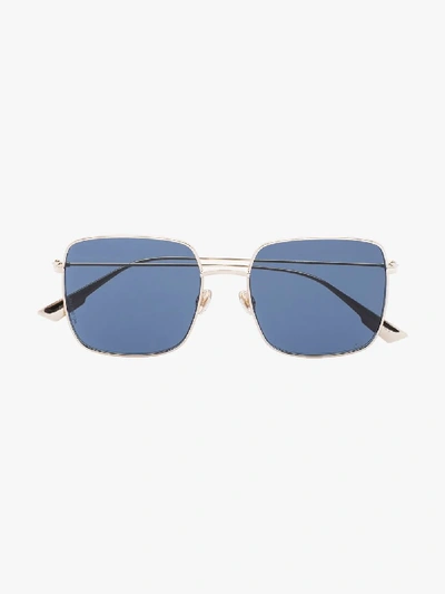 Shop Dior Gold Tone Stellaire1xs Sunglasses In Black