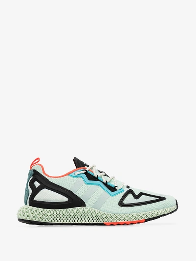 Shop Adidas Originals Zx 2k 4d Sneakers In Green