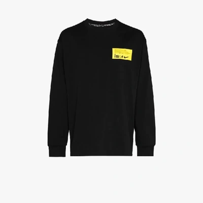 Shop Nike Ispa Cotton Sweatshirt In Black