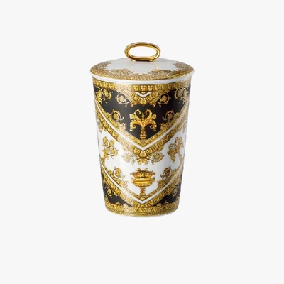 Shop Versace Multicoloured I Love Baroque Candle In Yellow