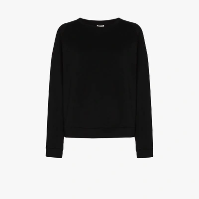 Shop Baserange Black Crew Neck Sweatshirt