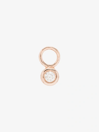 Roxanne First 14kt Rose Gold Diamond Single Charm In Rose Gold