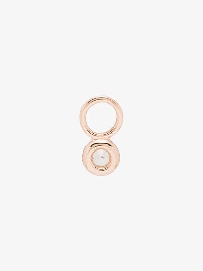 Shop Roxanne First 14k Rose Gold Diamond Earring Charm