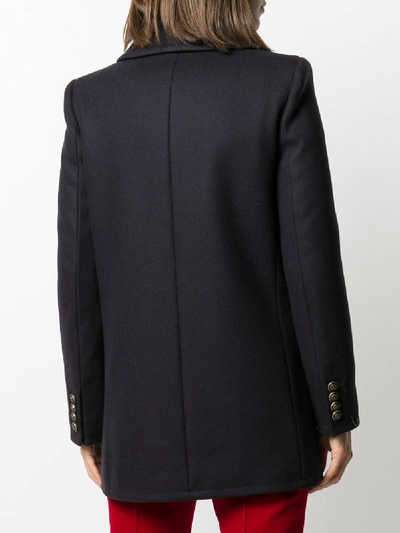 Shop Saint Laurent Wool Jacket In Black