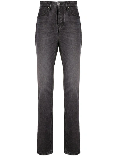 Shop Ami Alexandre Mattiussi Classic Fit Five Pockets Jeans In Black