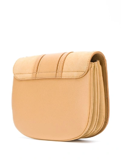 Shop See By Chloé Woven Ring Cross Body Bag In Brown