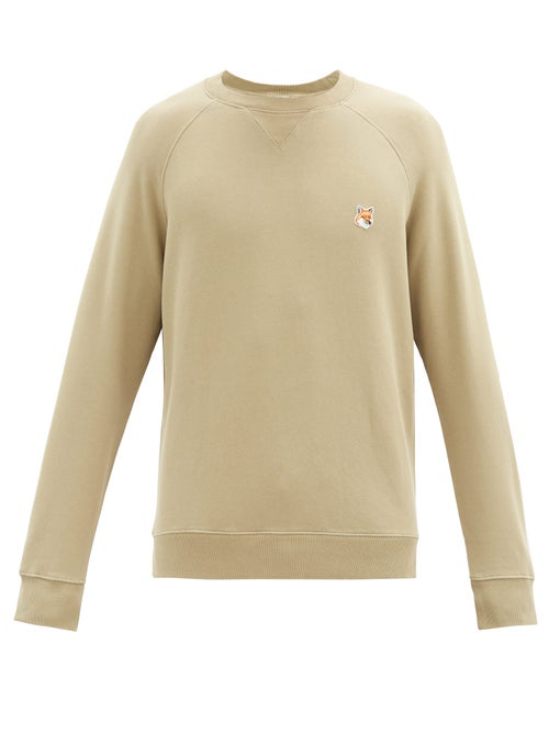 maison kitsune fox head sweatshirt