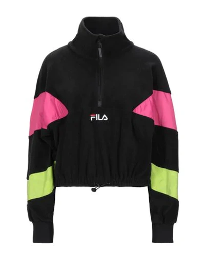 Shop Fila Sweatshirts In Black