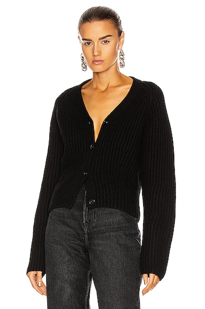 Shop Acne Studios Koral Cardigan In Black